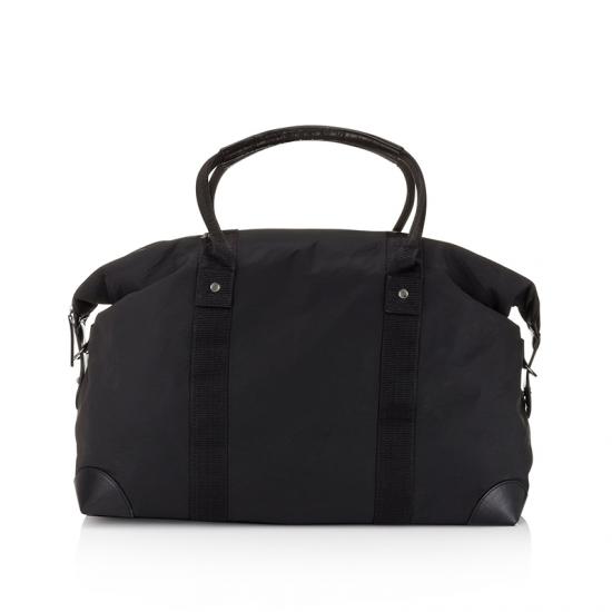 Tyvek PU Leather Trim Travel Duffel Shoulder Weekend Bag