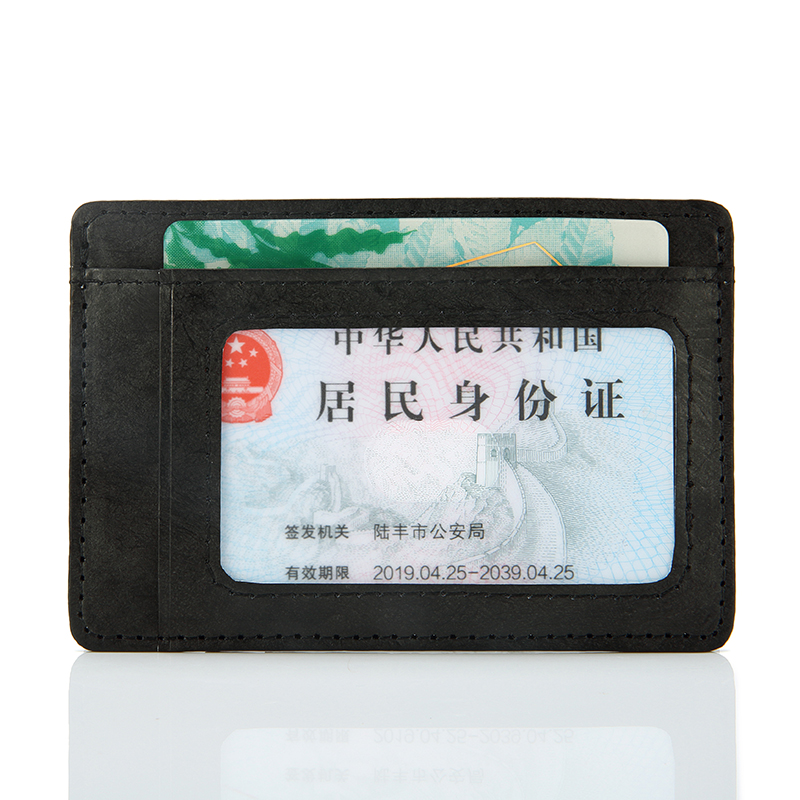 Minimalista Portafogli per Uomini e Donne RFID Tasca Frontale in Pelle Titolare della Carta di Portafoglio 