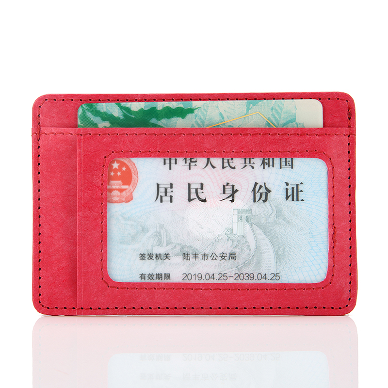 Slim RFID Blocco del Titolare della Carta Minimalista Tyvek Tasca Frontale Portafoglio per le Donne 