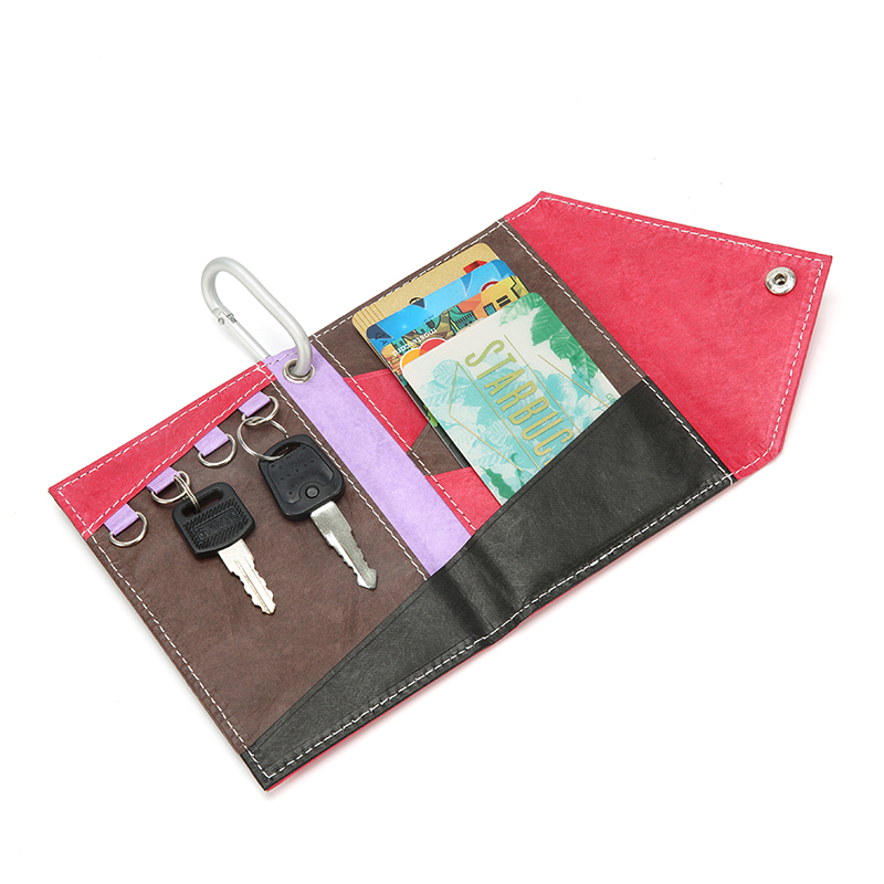 Portafoglio piccolo in pelle da donna – Mini organizer porta carte di design bifold con tasca portamonete con cerniera e finestra portadocumenti rimovibile