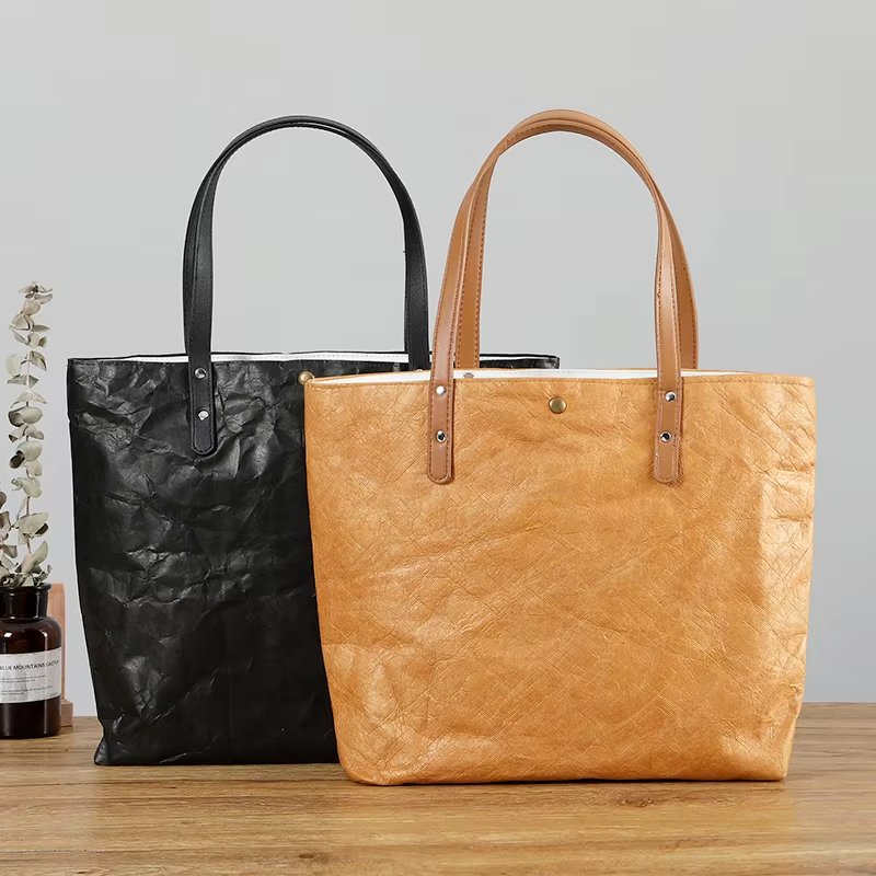 Borsa tote leggera in DuPont™ Tyvek® in stile coreano – Borsa a tracolla casual per lo shopping in spiaggia e in viaggio