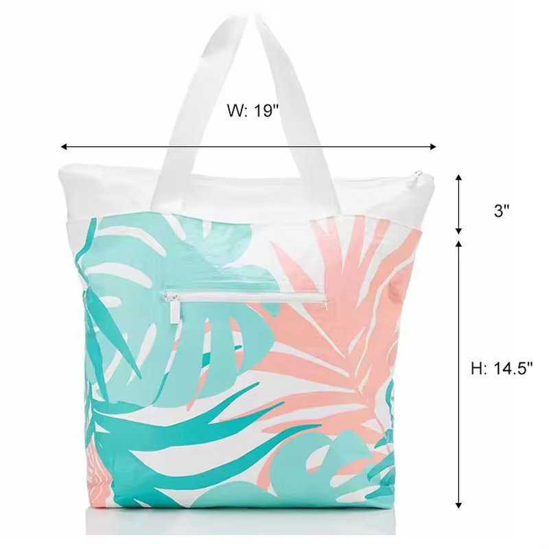 Borsa tote con cerniera Tyvek® ecologica personalizzata: borsa da viaggio e spedizione alla moda