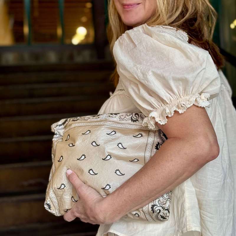 Borsa per cosmetici personalizzata multifunzionale da viaggio – Pochette per trucco in Tyvek ecologico